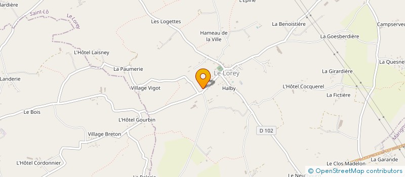 localisation de l'entreprise MONSIEUR ETIENNE YGOUF  LE LOREY