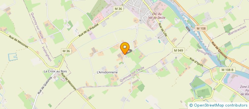 localisation de l'entreprise MONSIEUR ETIIENNE DEMONT à QUESNOY-SUR-DEULE