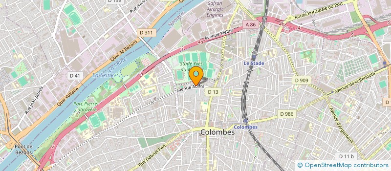 localisation de l'entreprise MONSIEUR ETINOSA HAPPINESS UKPONMWAN  COLOMBES