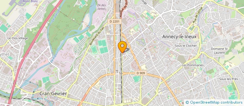 localisation de l'entreprise MONSIEUR ETNIK RECICA  ANNECY