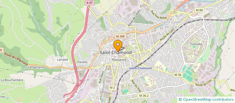 localisation de l'entreprise MONSIEUR ETSER KABISALA SOTO à SAINT-CHAMOND