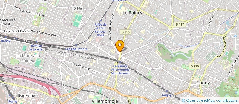 localisation de l'entreprise MONSIEUR ETSRI TOSSAH-ACCOLLEY  LE RAINCY