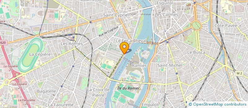 localisation de l'entreprise MONSIEUR ETTIENNE-FREDERIC ROUQUETTE à TOULOUSE