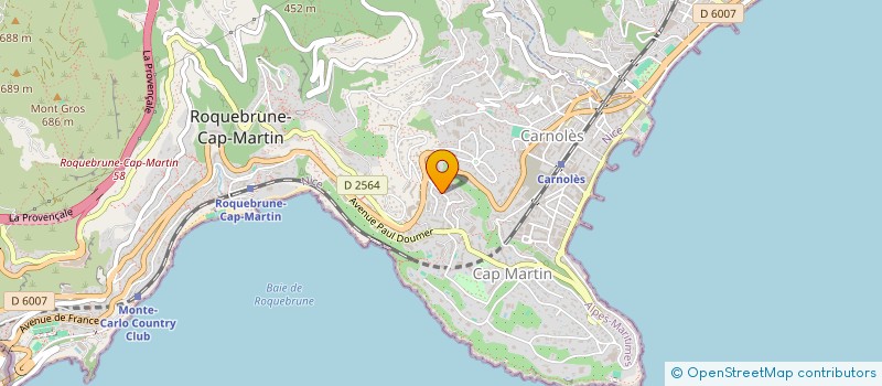 localisation de l'entreprise MONSIEUR ETTORE CABIATI à ROQUEBRUNE-CAP-MARTIN