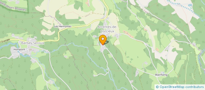 localisation de l'entreprise MONSIEUR EUAN SINCLAIR  ARRENTES-DE-CORCIEUX