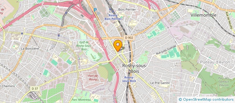 localisation de l'entreprise MONSIEUR EUCLIDES MOREIRA MARTINS à ROSNY-SOUS-BOIS