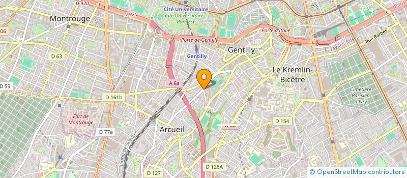 localisation de l'entreprise MONSIEUR EUCLIDES ROCHA  GENTILLY