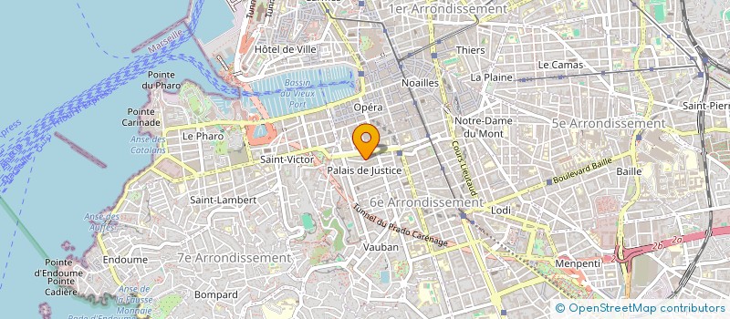 localisation de l'entreprise MONSIEUR EUDE DE MONTGOLFIER à MARSEILLE