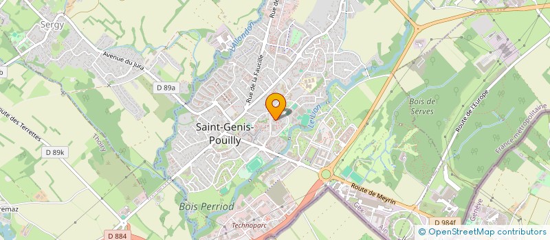 localisation de l'entreprise MONSIEUR EUDES BIDARD à SAINT-GENIS-POUILLY