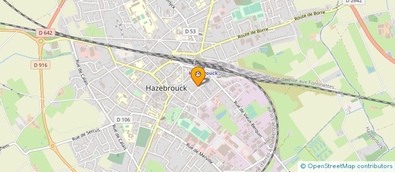 localisation de l'entreprise MONSIEUR EUDES-EMMANUEL PEYRE  HAZEBROUCK