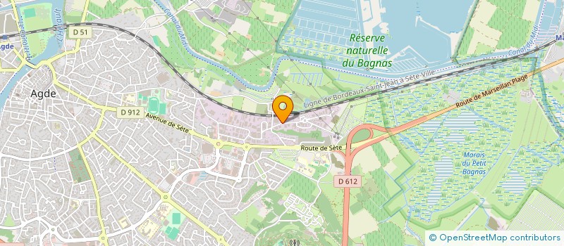 localisation de l'entreprise MONSIEUR EUGEN BACANU  AGDE