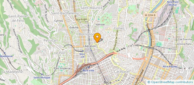 localisation de l'entreprise MONSIEUR EUGEN GIRBOIU à NICE
