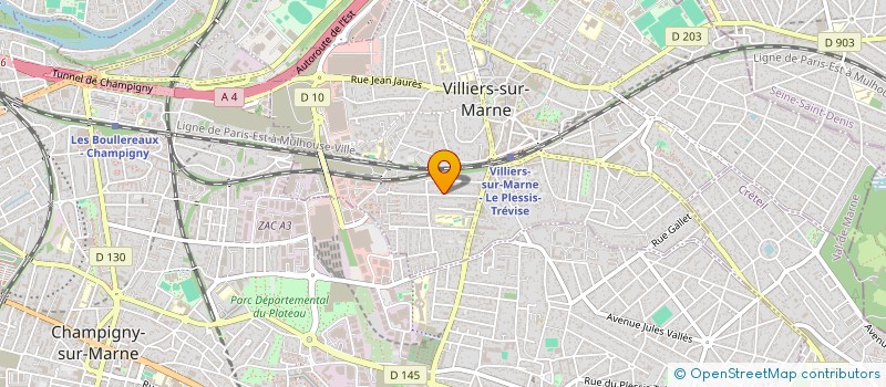 localisation de l'entreprise MONSIEUR EUGENE ANICETO NGOUMBA à VILLIERS SUR MARNE