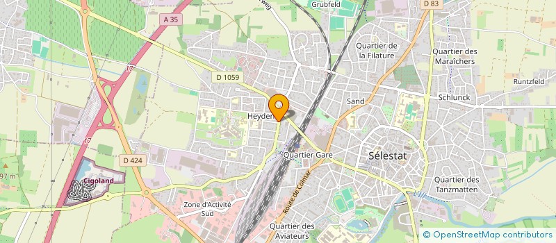 localisation de l'entreprise MONSIEUR EUGENE BALTHAZARD  SELESTAT