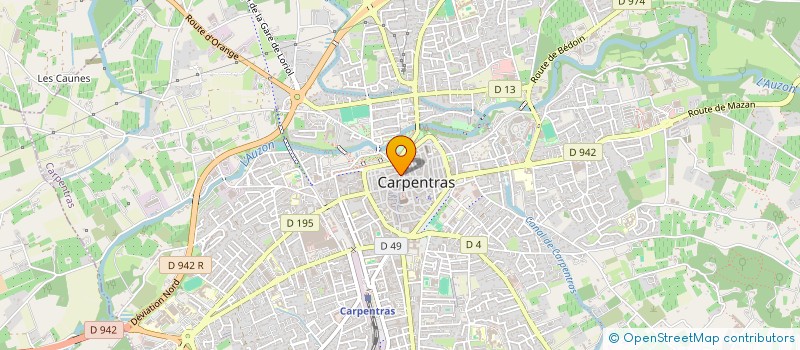 localisation de l'entreprise MONSIEUR EUGENE BARRAS  CARPENTRAS