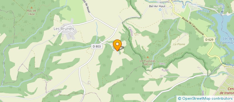 localisation de l'entreprise MONSIEUR EUGENE BAUDOUY  LES BRUNELS