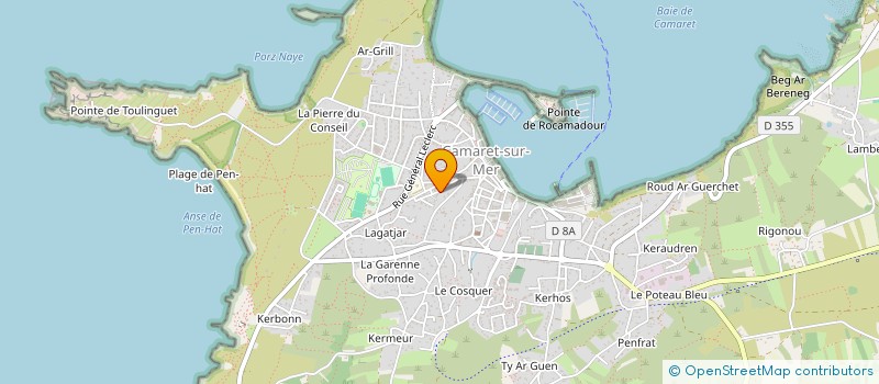 localisation de l'entreprise MONSIEUR EUGENE BESCOU à CAMARET-SUR-MER