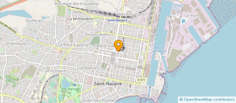 localisation de l'entreprise MONSIEUR EUGENE BEZIER à SAINT-NAZAIRE