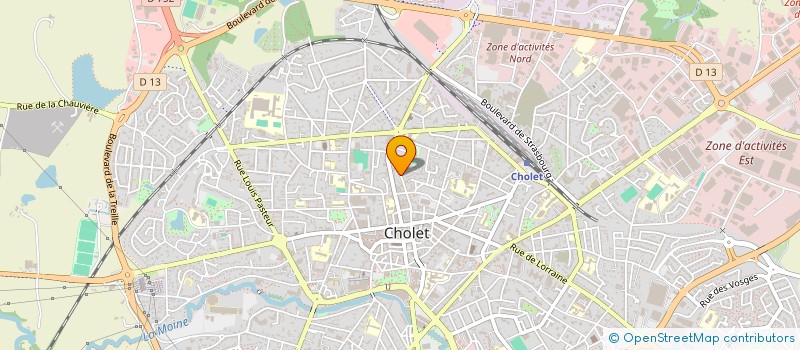 localisation de l'entreprise MONSIEUR EUGENE BODET à CHOLET