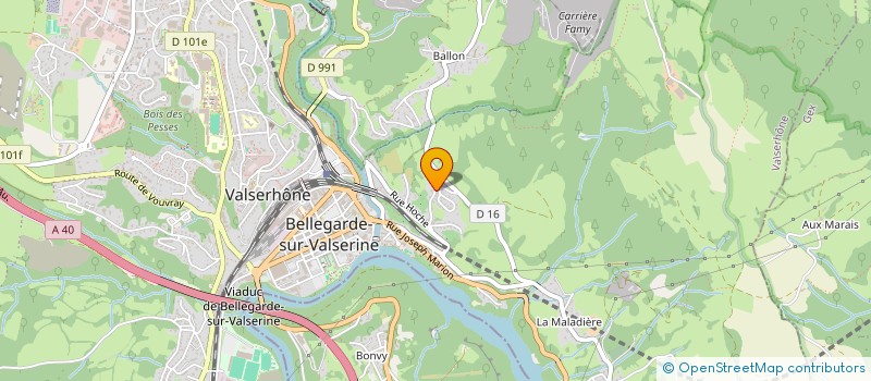 localisation de l'entreprise MONSIEUR EUGENE BORGET à LANCRANS