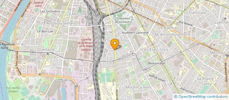 localisation de l'entreprise MONSIEUR EUGENE BOULET  LYON