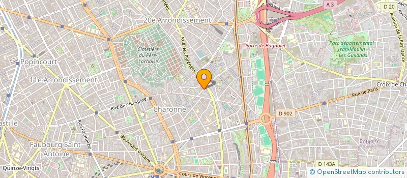 localisation de l'entreprise MONSIEUR EUGENE BOULLIER  PARIS