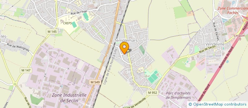 localisation de l'entreprise MONSIEUR EUGENE BOULOGNE  TEMPLEMARS