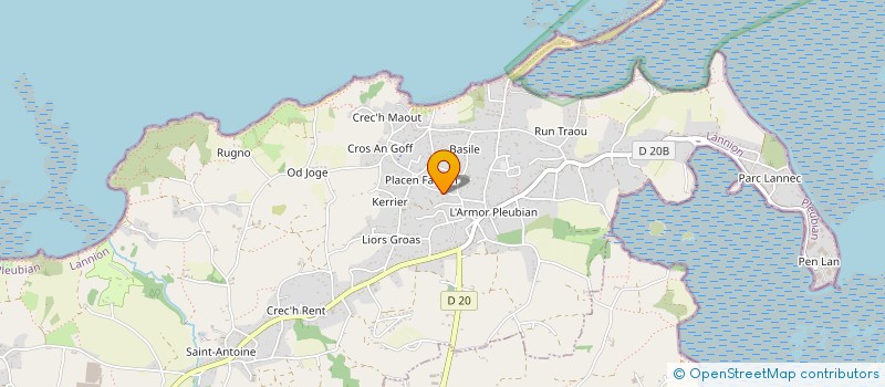 localisation de l'entreprise MONSIEUR EUGENE BOURGES  PLEUBIAN