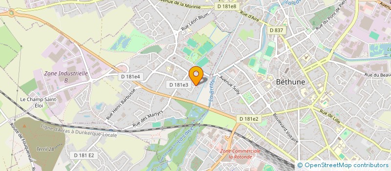 localisation de l'entreprise MONSIEUR EUGENE BRIDOUX  ANNEZIN