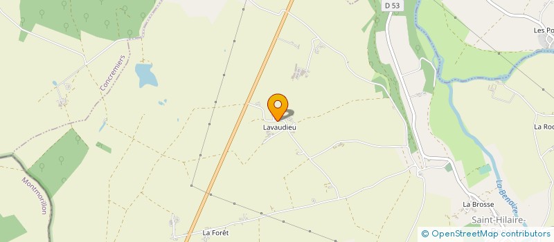 localisation de l'entreprise MONSIEUR EUGENE BRISSAUD à PRISSAC
