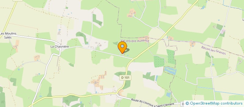 localisation de l'entreprise MONSIEUR EUGENE BRU  VAL D'ERDRE-AUXENCE