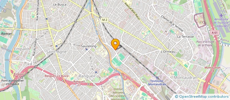 localisation de l'entreprise MONSIEUR EUGENE BURKLER à TOULOUSE
