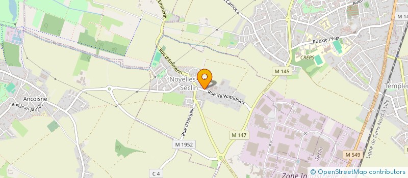 localisation de l'entreprise MONSIEUR EUGENE CABARET  NOYELLES-LES-SECLIN