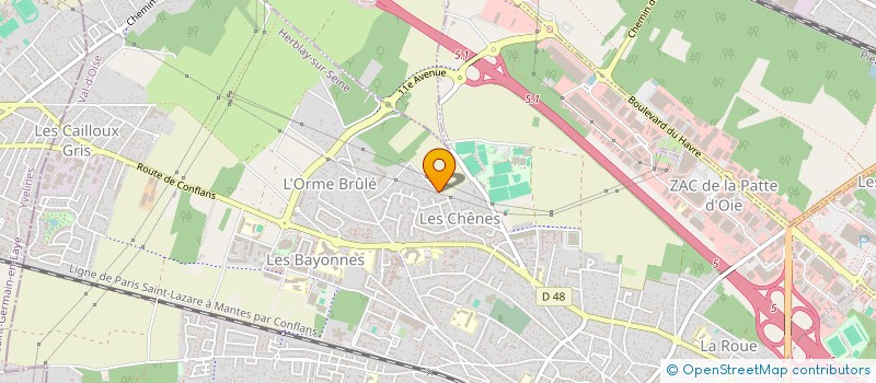 localisation de l'entreprise MONSIEUR EUGENE CAPELLO  HERBLAY-SUR-SEINE