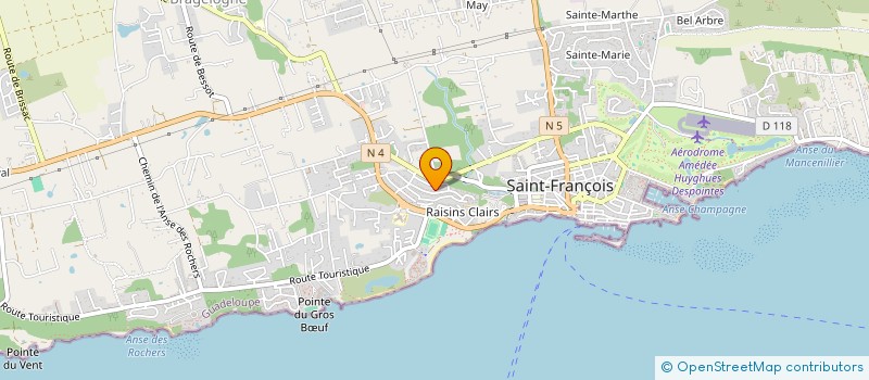 localisation de l'entreprise MONSIEUR EUGENE CARAIBE à SAINT-FRANCOIS