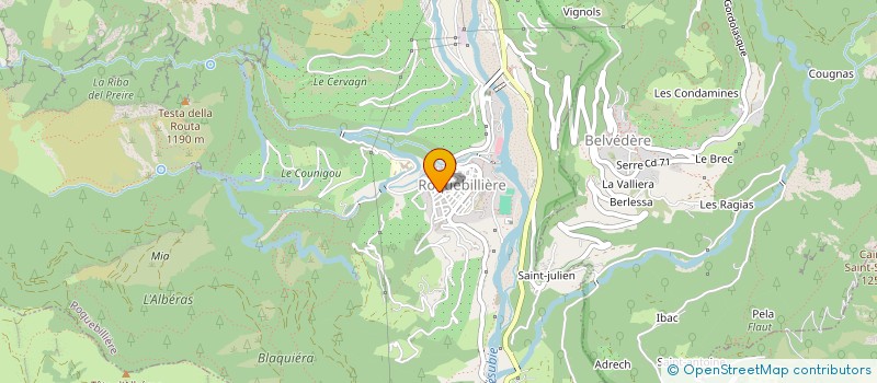 localisation de l'entreprise MONSIEUR EUGENE CHABRIERE  ROQUEBILLIERE