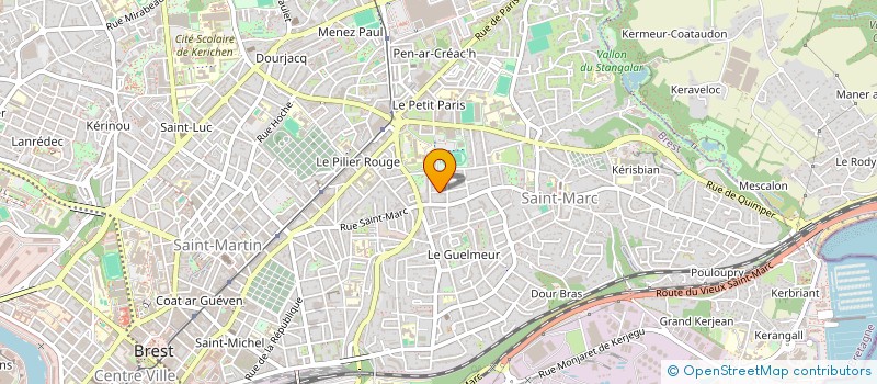 localisation de l'entreprise MONSIEUR EUGENE CIRIANI  BREST