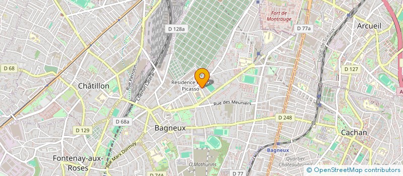 localisation de l'entreprise MONSIEUR EUGENE CONTESENNE à BAGNEUX