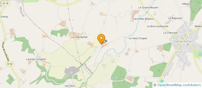 localisation de l'entreprise MONSIEUR EUGENE COUPE à HENANBIHEN