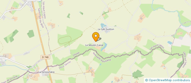 localisation de l'entreprise MONSIEUR EUGENE COURRIAULT à LYS-HAUT-LAYON