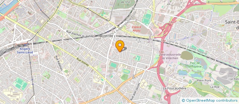 localisation de l'entreprise MONSIEUR EUGENE COYARD  ANGERS