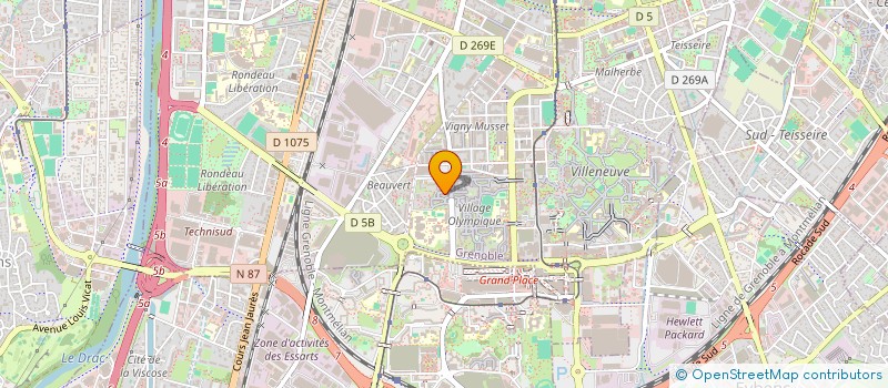 localisation de l'entreprise MONSIEUR EUGENE DANIEL JOEL MBARGA  GRENOBLE