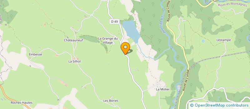 localisation de l'entreprise MONSIEUR EUGENE DEGEORGE à RIOM-ES-MONTAGNES
