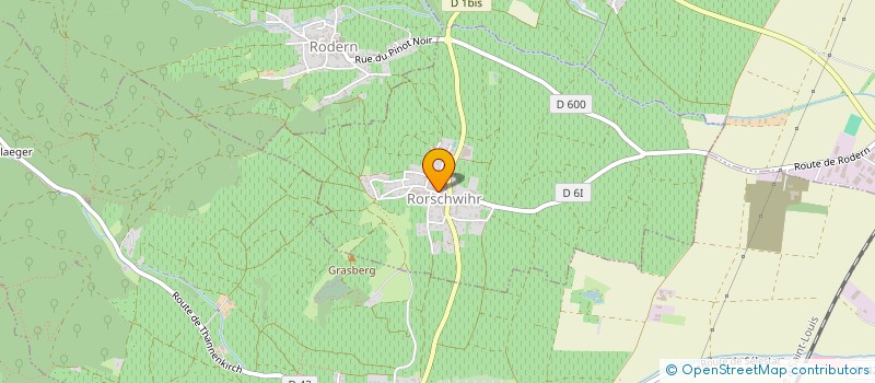localisation de l'entreprise MONSIEUR EUGENE DEISS  RORSCHWIHR