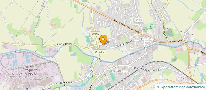 localisation de l'entreprise MONSIEUR EUGENE DELOUX  ESTAIRES