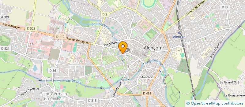 localisation de l'entreprise MONSIEUR EUGENE DEME à ALENCON