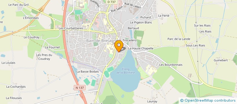 localisation de l'entreprise MONSIEUR EUGENE DERNIAUX à BAIN-DE-BRETAGNE
