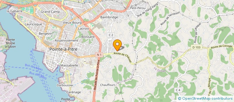 localisation de l'entreprise MONSIEUR EUGENE DICK à LES ABYMES