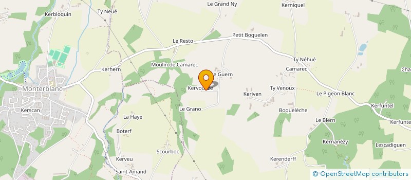 localisation de l'entreprise MONSIEUR EUGENE DREANO à ELVEN