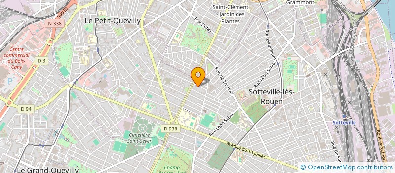 localisation de l'entreprise MONSIEUR EUGENE DROUILLER à SOTTEVILLE-LES-ROUEN